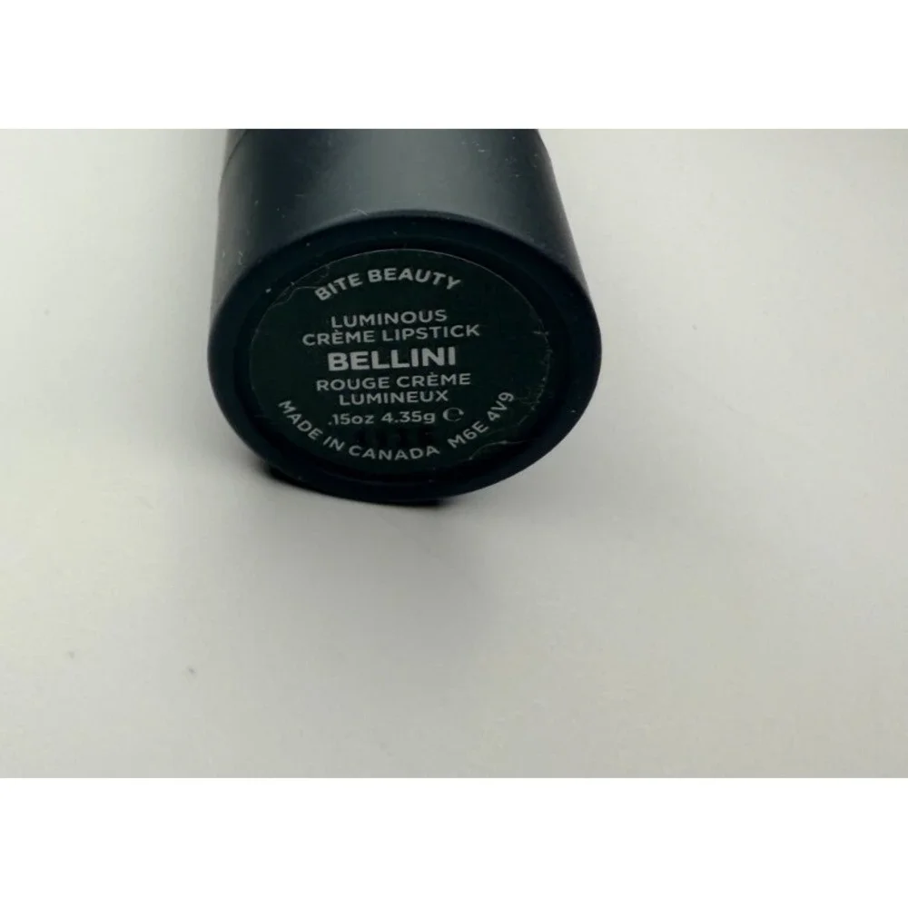 BITE BEAUTY Luminous Creme Lipstick Bellini Fuchsia Pink Cream Full Size